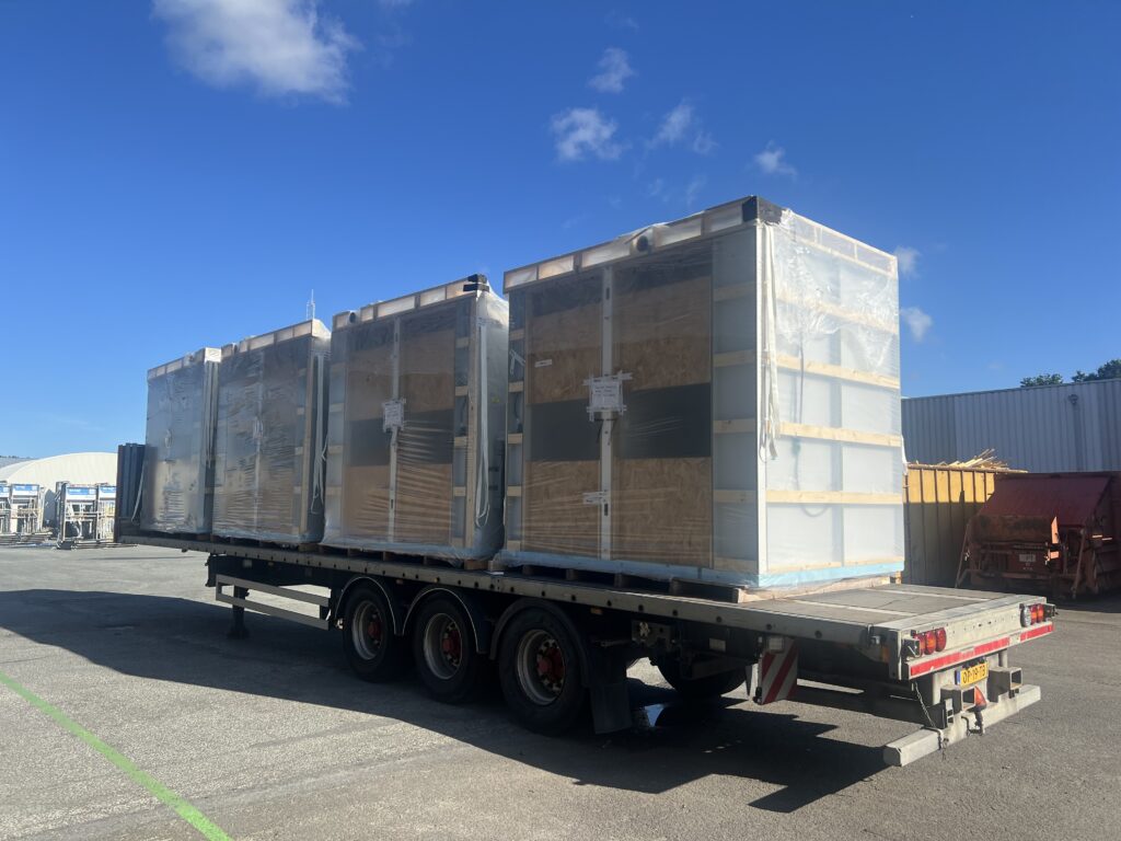Prefab badkamers transport